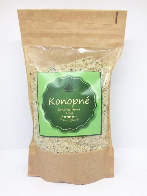 Konopné semienká lúpané