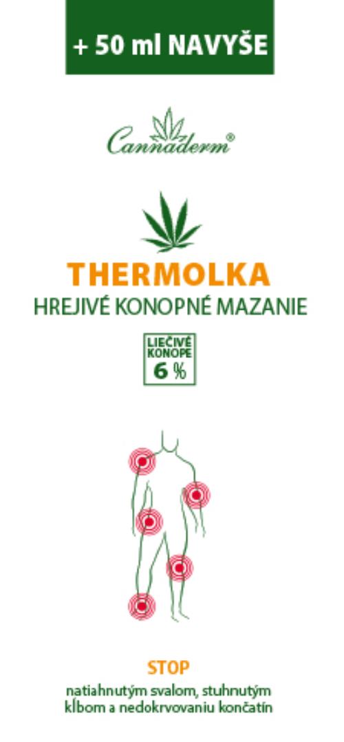 Cannaderm Thermolka – hrejivé konopné mazanie