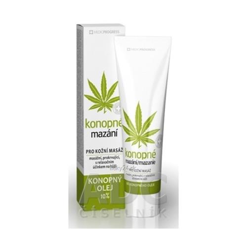 Konopné mazanie 10% konopného oleja Konopné mazanie 10% konopného oleja