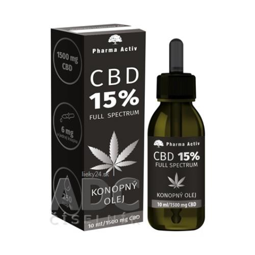 Pharma Activ CBD 15% Full Spectrum KONOPNÝ OLEJ Pharma Activ CBD 15% Full Spectrum KONOPNÝ OLEJ