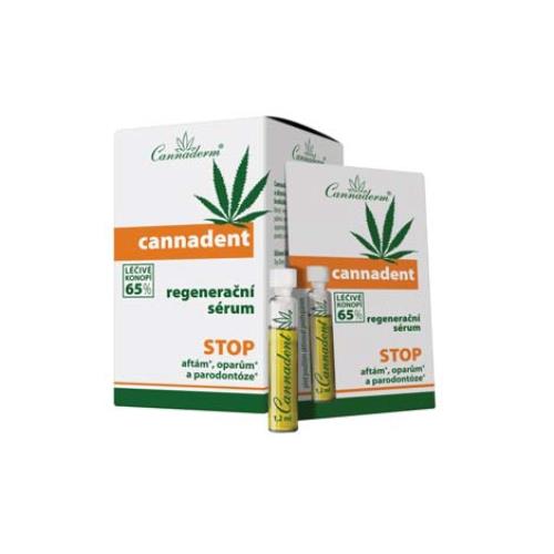 Cannaderm CANNADENT regeneračné sérum na afty a opary 5 ml Cannaderm CANNADENT regeneračné sérum na afty a opary 5 ml