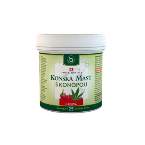Konská masť s konopou hrejivá 250 ml Konská masť s konopou hrejivá 250 ml