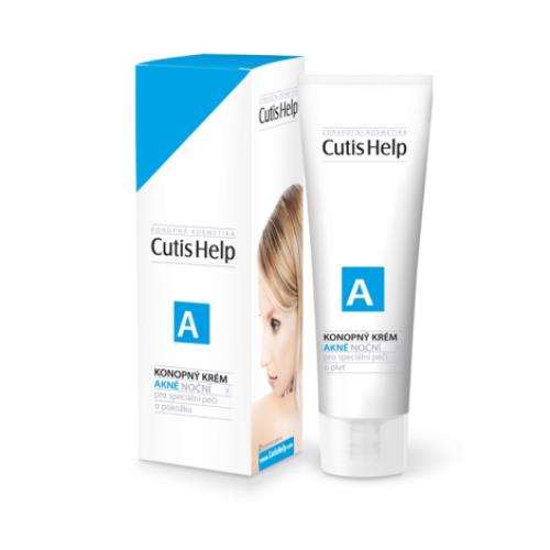 CutisHelp AKNÉ konopný krém nočný 30 ml CutisHelp AKNÉ konopný krém nočný 30 ml
