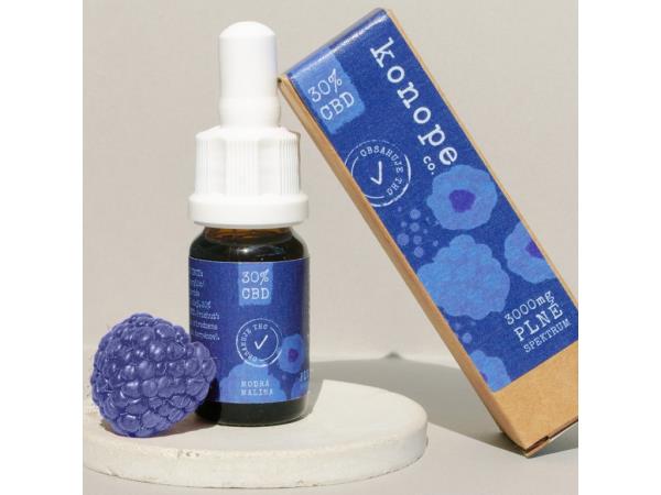 Konope co. 30% CBD Fresh Modrá Malina Full Spektrum 1500mg Konope co. 30% CBD Fresh Modrá Malina Full Spektrum 1500mg