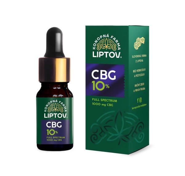 KonopnA farma Liptov CBG OLEJ 10% 10ml KonopnA farma Liptov CBG OLEJ 10% 10ml