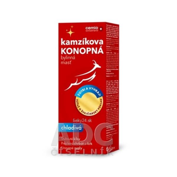 Cemio Kamzíkova konopná masť