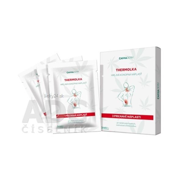 Cannaderm THERMOLKA hrejivá konopná náplasť