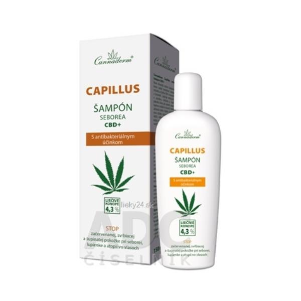 Cannaderm CAPILLUS šampón seborea CBD+